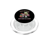 No Soy Antisocial Solo en lo Profundo de una Rana de Libros PopSockets PopGrip para MagSafe