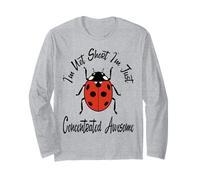 No Soy bajita, Solo Estoy concentrada Impresionante Chica bajita Divertida Manga Larga