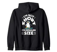 No Soy Bajito, Soy del tamaño de un pingüino, Gente pequeña y Divertida Sudadera con Capucha
