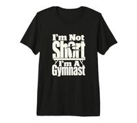 No Soy bajo Soy una Gimnasta Tumbling Gimnasia Camiseta Premium