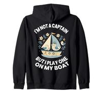 No Soy capitán, Pero Juego uno en mi Barco Sudadera con Capucha