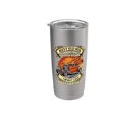 No soy como la mayoría de los viejos naranja Hot Rod Vintage Vaso térmico de acero inoxidable de doble pared