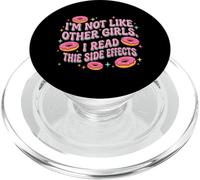 No Soy como Otras Chicas Leo los Efectos Secundarios PopSockets PopGrip para MagSafe