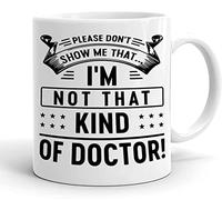 No Soy Ese Tipo De Doctor. Por Favor, No Me Muestres Un Psiquiatra. Tazón De Café Novedad Tazas De Regalo Graciosa Tazas Té Regalos Novedosos Para Trabajo Familiares Navidad 330ml