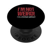 No Soy extraño Eslogan Divertido PopSockets PopGrip Adhesivo