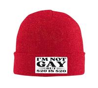 No Soy Gay, Pero 20 Dólares Son 20 Dólares. Unisex Gorro Invierno Suave Watch Cap Deportivo Gorros con Vuelta para Ciclismo Al Aire Libre Correr