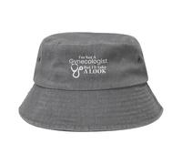 No Soy Ginecóloga, Pero Le Echaré Un Vistazo. Unisex Algodón Sombrero De Cubo Moda Sombrero del Pescador Funky Sombreros De Sol para Caza Cámping Viaje