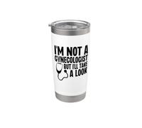 No soy ginecólogo, pero voy a echar un vistazo cita divertida Vaso térmico de acero inoxidable de doble pared