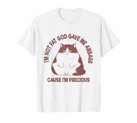 No Soy Gordo Dios me DIO Bolsas de Aire Porque Soy Precioso Amor Propio Camiseta