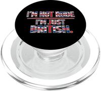 No Soy Grosero, Solo Soy un Divertido Dicho británico sobre el Orgullo británico PopSockets PopGrip para MagSafe