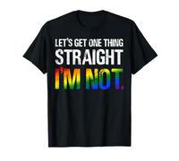 No Soy Hetero Orgullo Gay Divertido Desfile LGBT Orgullo Sutil Camiseta