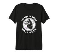 No Soy La Musa Soy La Artista 8 Marzo Día de la Mujer 8m Fem Camiseta Premium