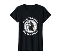 No Soy La Musa Soy La Artista | Mujer Luchadora Feminista Camiseta, Mujer, Negro, L