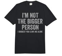No Soy la Persona más Grande Que sugiero Que me Dejes Solo Divertido Comfort Colors Adult Heavyweight T-Shirt