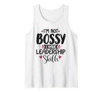 No Soy mandón, Tengo Habilidades de liderazgo Camiseta sin Mangas