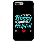 No Soy mandona Soy agresivamente útil Soy el Jefe Carcasa para iPhone 7 Plus/8 Plus