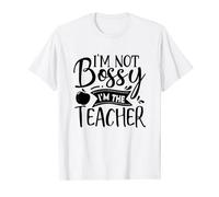 No soy mandona, soy la profesora Funny School Teaching Camiseta