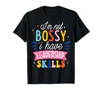 No soy mandona, tengo habilidades de liderazgo, niño pequeño atrevido Camiseta