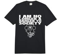 No Soy más un Peligro para la Sociedad Declaración extraña Divertida Comfort Colors Adult Heavyweight T-Shirt