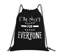 No Soy Para Todos Unisex Mochila De Cuerdas Plegable Mochila Con Cordón Ajustable Bolsa De Gimnasio Para Senderismo Baloncesto Voleibol