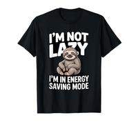 No Soy Perezoso Estoy en Modo de Ahorro de energía Perezoso Camiseta