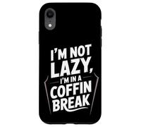 No soy perezoso Estoy en un ataúd de Halloween Carcasa para iPhone XR