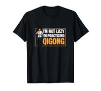 No Soy Perezoso Estoy practicando Qigong Divertido Chi Gong Qigong Fan Camiseta