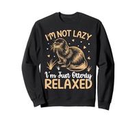 No Soy Perezoso Estoy Simplemente Otterly Relajado Sudadera