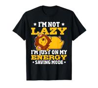 No soy perezoso solo conservando la energía del león Camiseta