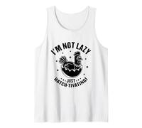 No soy perezoso solo eclosionar agricultura ganadería granja de gallinas Camiseta sin Mangas