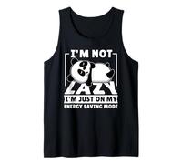 No soy perezoso, solo un panda frío Camiseta sin Mangas