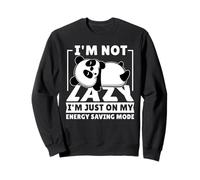 No soy perezoso, solo un panda frío Sudadera