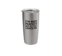 No soy perfecto, pero mi gato me ama Vaso térmico de acero inoxidable de doble pared