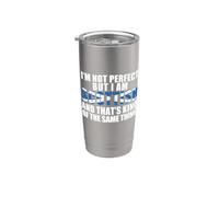 NO SOY PERFECTO PERO SOY ESCOCÉS MÁS O MENOS LO MISMO Flag Meme Vaso térmico de acero inoxidable de doble pared