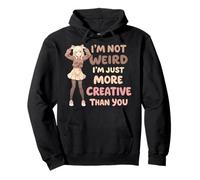 No Soy Raro, Solo Soy más Creativo, Amante del Anime, Manga Divertido Sudadera con Capucha