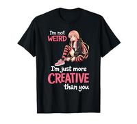 No Soy Raro, Solo Soy más Creativo Anime Girl Otaku Manga Camiseta