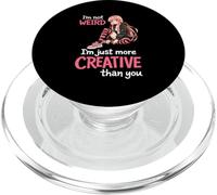 No Soy Raro, Solo Soy más Creativo Anime Girl Otaku Manga PopSockets PopGrip para MagSafe