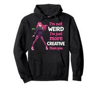 No Soy Raro, Solo Soy más Creativo con gráficos de Manga de Anime Sudadera con Capucha