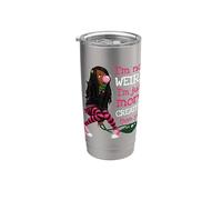 No soy raro, solo soy más creativo que tú. Anime negro Vaso térmico de acero inoxidable de doble pared