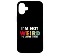 No soy raro, soy una edición limitada divertida y sarcástica Carcasa para iPhone 16 Plus