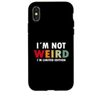 No soy raro, soy una edición limitada divertida y sarcástica Carcasa para iPhone X/XS