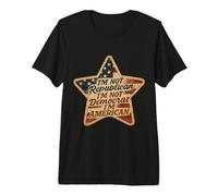 No Soy Republicano No Soy demócrata Soy American Vintage Camiseta Premium