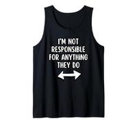 No Soy Responsable De Nada De Lo Que Hagan. Camiseta sin Mangas