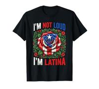 NO Soy Ruido Soy Latina Puerto Rico Rose Hispanic Heritage Camiseta
