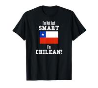 No Soy Solo Inteligente Bandera chilena país Chile Camiseta