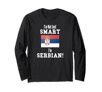 No Soy Solo Inteligente, Bandera de país serbio Serbia Manga Larga