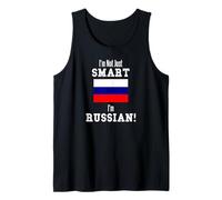 No Soy Solo Inteligente, Bandera Rusa de Rusia Camiseta sin Mangas