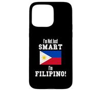 No Soy Solo Inteligente Filipino Country Flag Filipinas Carcasa para iPhone 15 Pro MAX