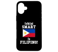 No Soy Solo Inteligente Filipino Country Flag Filipinas Carcasa para iPhone 16 Plus