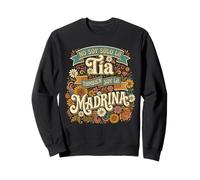 No Soy Solo La Tía Tambien Soy La Madrina Groovy Floral Sudadera